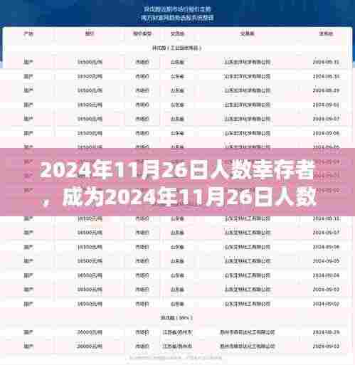 成为2024年11月26日幸存者，全面任务指南