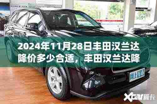 丰田汉兰达未来降价策略分析，探讨降价幅度与市场需求平衡，预测2024年降价合适点