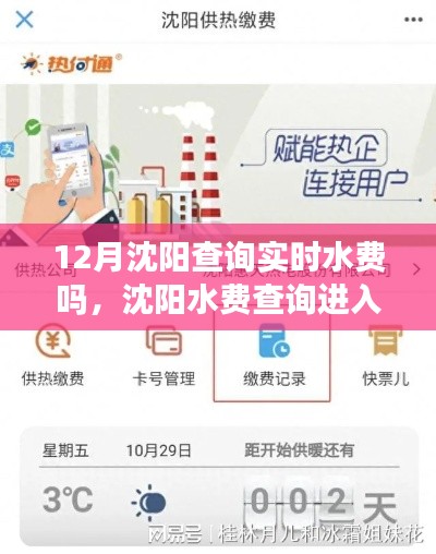 沈阳水费查询智能时代来临,实时水费触手可及!