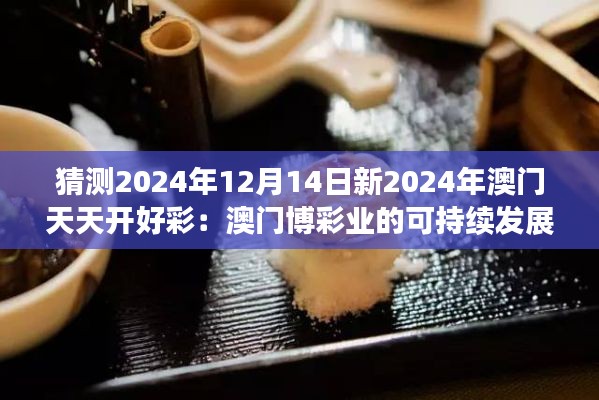 猜测2024年12月14日新2024年澳门天天开好彩:澳门博彩业的可持续发展之道