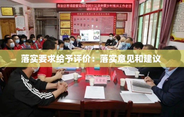 落实要求给予评价:落实意见和建议