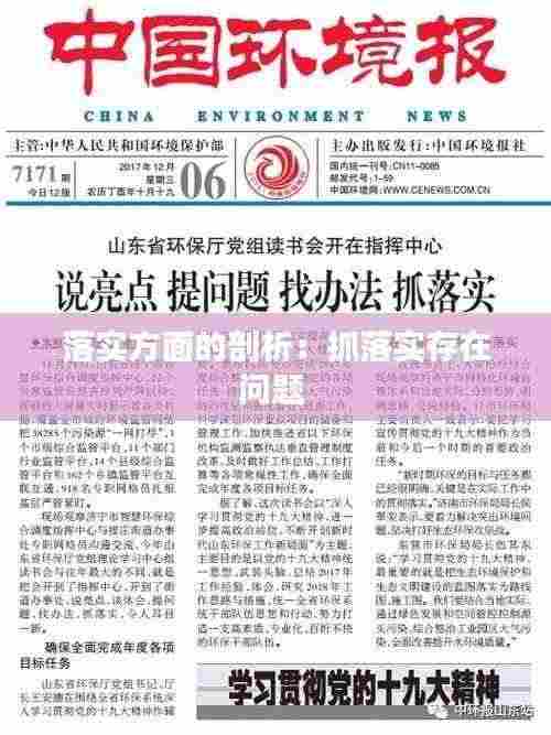 落实方面的剖析:抓落实存在问题