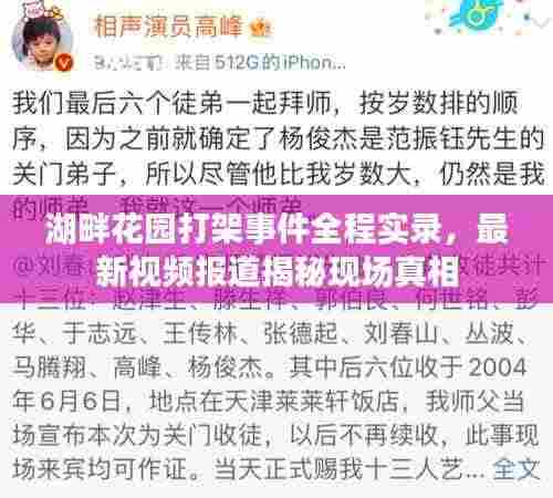 湖畔花园打架事件全程实录,最新视频报道揭秘现场真相