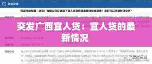 突发广西宜人贷:宜人贷的最新情况