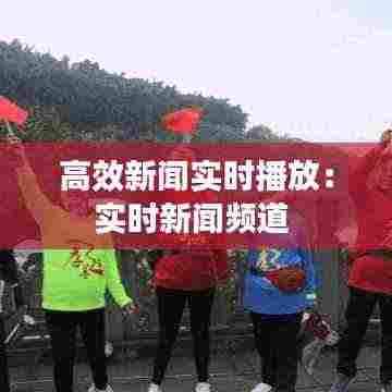高效新闻实时播放:实时新闻频道