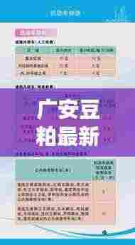 广安豆粕最新价格查询,今日行情一目了然!
