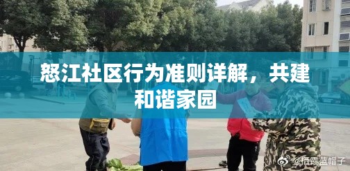 怒江社区行为准则详解,共建和谐家园