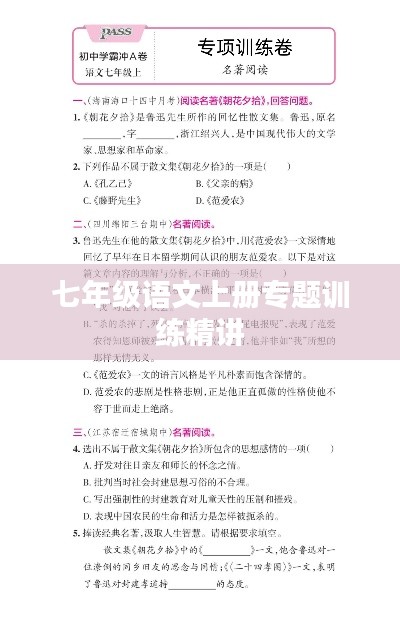 七年级语文上册专题训练精讲