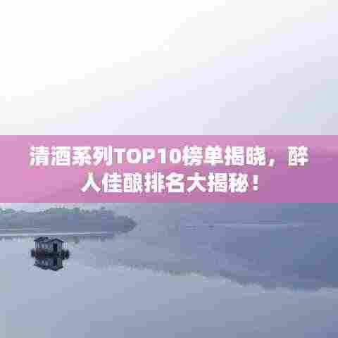 清酒系列TOP10榜单揭晓,醉人佳酿排名大揭秘!