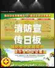 消防宣传日板报，共建平安社区，普及消防知识